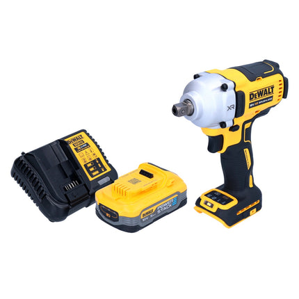 Akumulatorowy klucz udarowy DeWalt DCF 892 H1 18 V 812 Nm 1/2" bezszczotkowy + 1x akumulator Powerstack 5,0 Ah + ładowarka