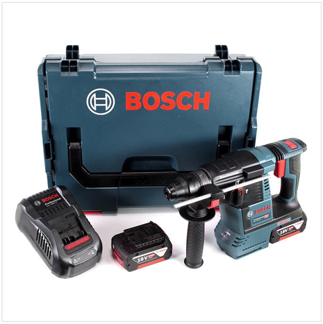 Bosch GBH 18V-26 Akku Bohrhammer 18V 2,6J brushless SDS-Plus + 2x Akku 5,0Ah + Ladegerät + L-Boxx - Toolbrothers