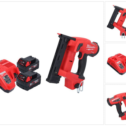 Milwaukee M18 FNCS18GS-502X wkrętarka akumulatorowa 18 V 9,5 - 38 mm bezszczotkowa + 2x akumulator 5,0 Ah + ładowarka + skrzynka HD
