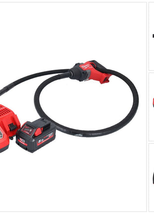 Vibrateur à béton sur batterie Milwaukee M18 FCVN24-551 18 V 2,4 m sans balais (4933479600) + 1x batterie 5,5 Ah + chargeur