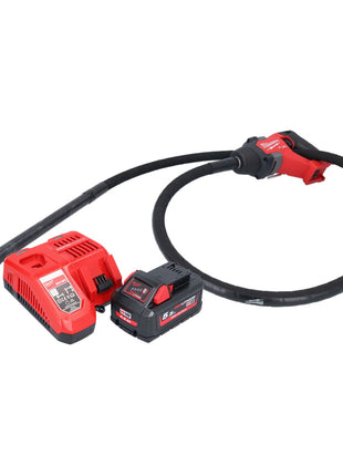 Vibrateur à béton sur batterie Milwaukee M18 FCVN24-551 18 V 2,4 m sans balais (4933479600) + 1x batterie 5,5 Ah + chargeur