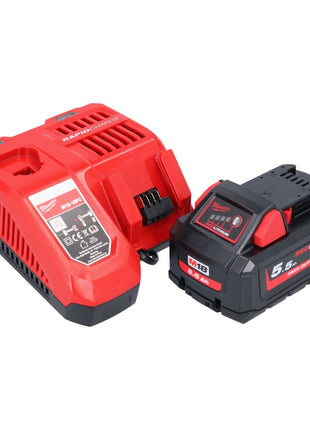 Vibrateur à béton sur batterie Milwaukee M18 FCVN24-551 18 V 2,4 m sans balais (4933479600) + 1x batterie 5,5 Ah + chargeur