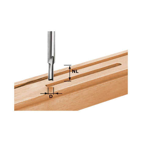 Festool HW S8 D7/17 Écrou 7 x 17 x 55 x 8 mm ( 490956 ) pour Dfonceuse OF 900, OF 1000, OF 1010, OF 1010 R, OF 1400, OF 2000, OF 2200