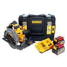 Akumulatorowa pilarka tarczowa DeWalt DCS 579 T2T 54 V FlexVolt 190 mm bezszczotkowa + 2x akumulator 6,0 Ah + ładowarka + TSTAK