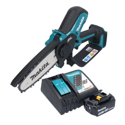 Makita DUC 150 RF01 Akumulatorowa pilarka łańcuchowa 18 V 15 cm bezszczotkowa + 1x akumulator 3,0 Ah + ładowarka