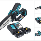 Makita DUC 150 RG201 Akumulatorowa pilarka łańcuchowa 18 V 15 cm bezszczotkowa + 2x akumulator 6,0 Ah + ładowarka