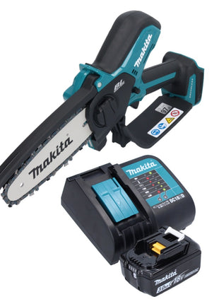 Makita DUC 150 SF01 Akku Kettensäge 18 V 15 cm Brushless + 1x Akku 3,0 Ah + Ladegerät