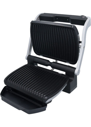 Tefal Optigrill+ GC712D34 Kontaktgrill 2000 Watt 80 - 250 °C silber / schwarz