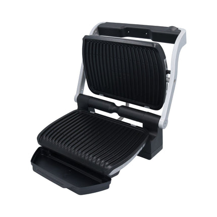 Tefal Optigrill+ GC712D34 Grill kontaktowy 2000 Watt 80 - 250 °C srebrny / czarny