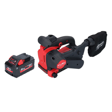 Milwaukee M18 FBTS75-551 Akumulatorowa szlifierka taśmowa 18 V 75 x 457 mm bezszczotkowa + 1x akumulator 5,5 Ah - bez ładowarki