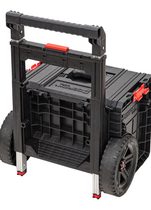 Toolbrothers RHINO L Cart Plus ECO Mobilna walizka narzędziowa z możliwością sztaplowania 490 x 415 x 660 mm 29 l IP54 zdejmowany podwójny uchwyt teleskopowy