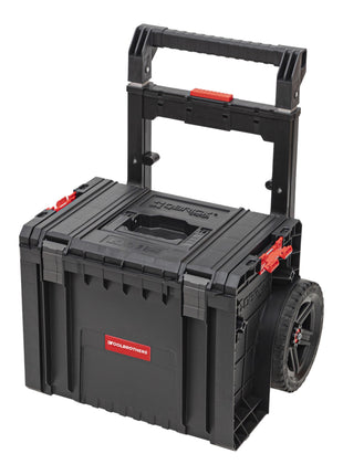 Toolbrothers RHINO L Cart Plus ECO Mobilna walizka narzędziowa z możliwością sztaplowania 490 x 415 x 660 mm 29 l IP54 zdejmowany podwójny uchwyt teleskopowy