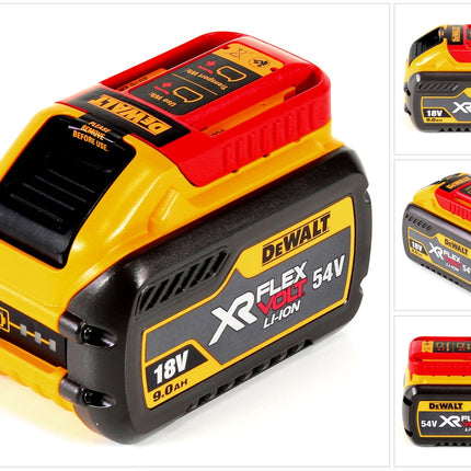 Akumulator DeWalt DCB 547 FLEXVOLT 54 V / 18 V 9,0 Ah - 9000 mAh Li-Ion ze wskaźnikiem poziomu naładowania