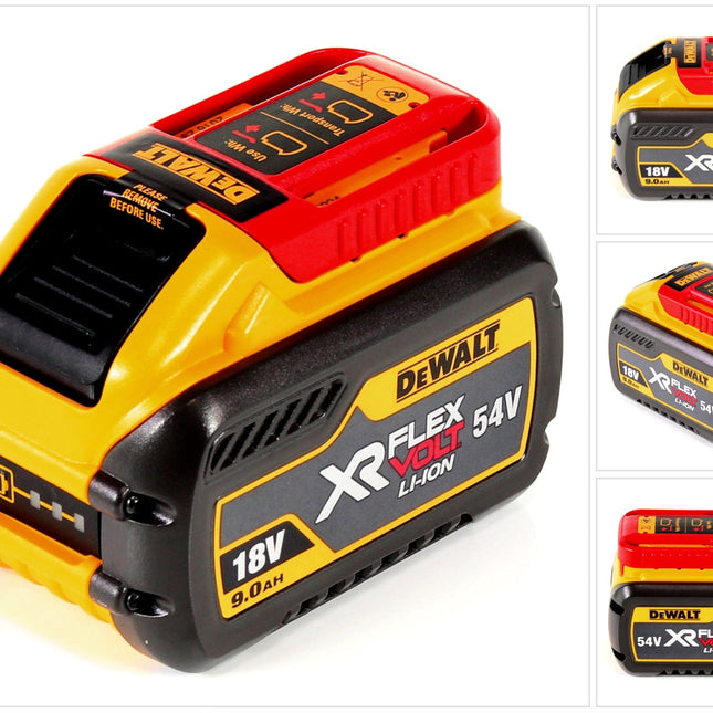 Akumulator DeWalt DCB 547 FLEXVOLT 54 V / 18 V 9,0 Ah - 9000 mAh Li-Ion ze wskaźnikiem poziomu naładowania