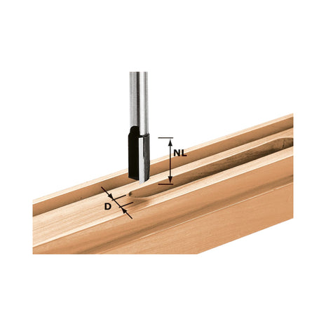 Festool HW S8 D25/20 Nutfräser 25 x 20 x 60 x 8 mm ( 490975 ) für Oberfräse OF 900, OF 1000, OF 1010, OF 1010 R, OF 1400, OF 2000, OF 2200