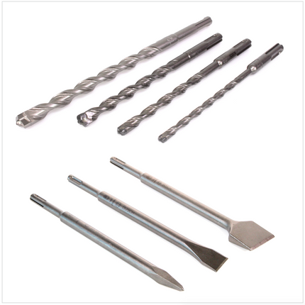 Bosch GBH 18V-26 Akku Bohrhammer Professional SDS-Plus + 2x Akku 5Ah + Ladegerät + Bohrer und Meißel Set + L-Boxx - Toolbrothers