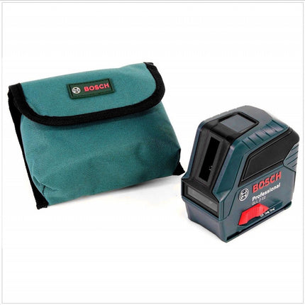 Bosch GLL 2-10 Kreuzlinienlaser Messgerät in Schutztasche 10 Meter Reichweite ( 0601063L00 ) - Toolbrothers