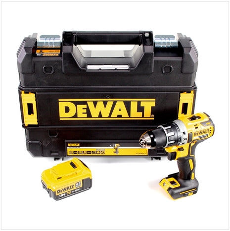 Dewalt DCD 791 NT akumulatorowa wiertarko-wkrętarka bezszczotkowa 18V 70Nm + 1x akumulator 4,0 Ah w TSTAK - bez ładowarki