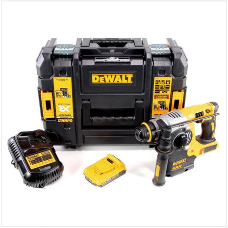 DeWalt DCH 273 D1 Akku Kombihammer 18V 2,1J SDS-Plus Brushless + 1x Akku 2,0Ah + Ladegerät + TSTAK - Toolbrothers