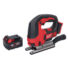 Milwaukee M18 BJS-401 Akku Stichsäge 18 V + 1x Akku 4,0 Ah - ohne Ladegerät - Toolbrothers