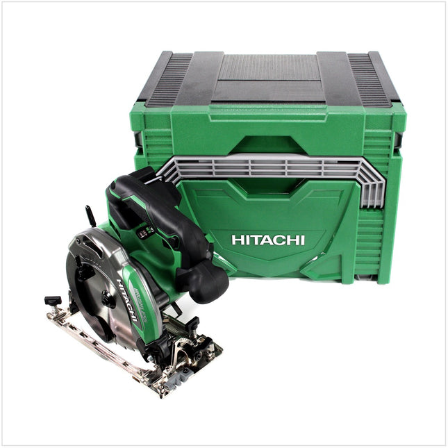 Hitachi C 18 DBAL 18 V Akku 165 mm Brushless Handkreissäge Solo im Hitachi System Case HSC Typ 4 - Toolbrothers
