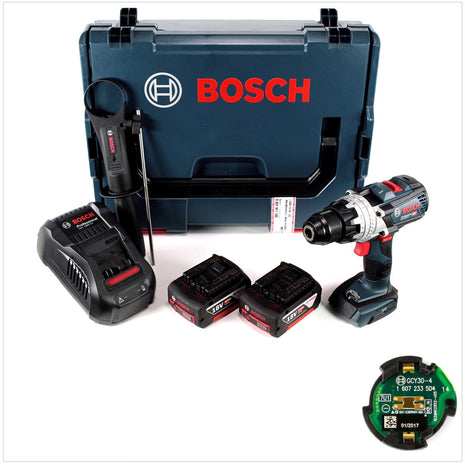 Bosch GSR 18V-85 C Akku Bohrschrauber 18V 110Nm Brushless + 2x Akku 5,0Ah + Ladegerät + Connectivity Modul + L-Boxx - Toolbrothers