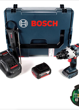 Bosch GSR 18 V-85 C Akku Bohrschrauber 18V 110Nm Solo in L-Boxx mit GCY 30-4 Connectivity Modul und 1x GBA 6,0 Ah Akku und Ladegerät - Toolbrothers