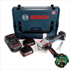 Bosch GWS 18 V-125 SC Professional 125 mm Akku Winkelschleifer in L-Boxx mit GCY 30-4 Connectivity Modul und 2x GBA 6,0 Ah Akku und Ladegerät - Toolbrothers