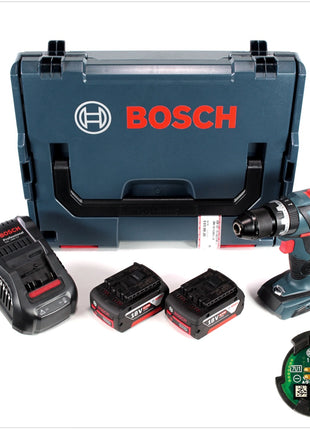 Bosch GSB 18 V-60 C Professional Li-Ion Brushless Akku Schlagbohrschrauber in L-Boxx + 2x GBA 6,0 Ah Akku + Ladegerät + Connectivity Modul - Toolbrothers