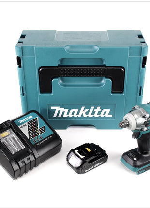 Makita DTW 285 RA1J Akku Schlagschrauber 18 V 280 Nm 1/2" Brushless + 1x Akku 2,0 Ah + Ladegerät + Makpac - Toolbrothers