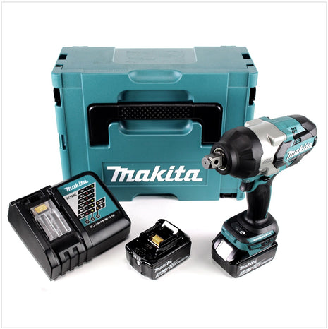 Makita DTW 1001 RFJ Akku Schlagschrauber 18 V 3/4“ 1050Nm Brushless + 2x Akku 3,0Ah + Ladegerät + Makpac - Toolbrothers