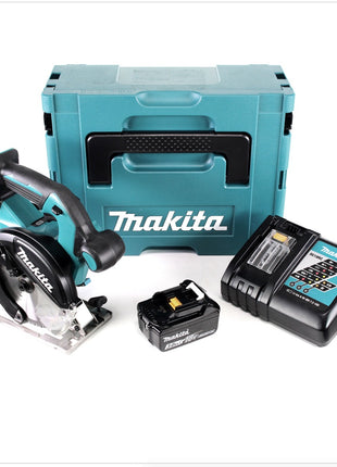 Makita DCS 551 RF1J Akku Metall Handkreissäge 18V Brushless 150 x 20 mm im Makpac mit Schutzbrille und 1x  3,0 Ah Akku und Ladegerät - Toolbrothers