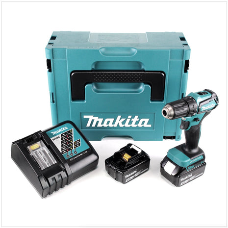 Makita DDF 483 RMJ Akku Bohrschrauber 18 V 40Nm im Makpac mit 2x 4 Ah Akku und Ladegerät - Toolbrothers