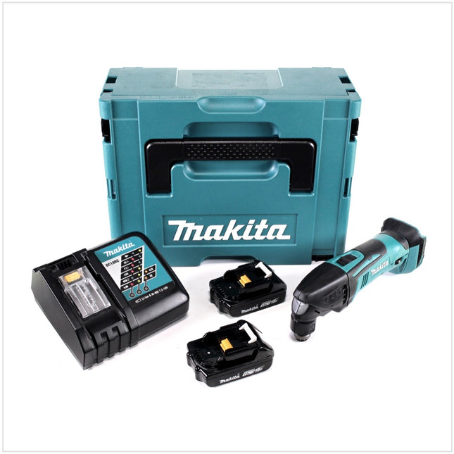 Makita DTM 50 RAJ Akku Multitool Oszillierer 18 V + 2x Akku 2,0 Ah + Ladegerät + Makpac - Toolbrothers