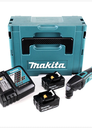 Makita DTM 50 RFJ Akku Multifunktionswerkzeug 18V + 2x Akku 3,0Ah + Ladegerät + Makpac - Toolbrothers