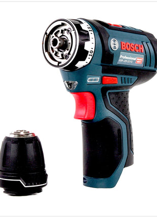 Bosch GSR 12V-15 FC Professional FlexiClick Akku Bohrschrauber mit 3 tlg. Aufsätze - Set in L-Boxx - Toolbrothers