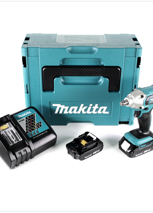 Makita DTW 190 RAJ Akku Schlagschrauber 18 V 190 Nm 1/2" + 2x Akku 2,0 Ah + Ladegerät + Makpac - Toolbrothers