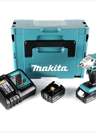 Makita DTW 190 RTJ Akku Schlagschrauber 18V 190 Nm + 2x Akkus 5,0Ah + Schnellladegerät im Makpac 2 - Toolbrothers