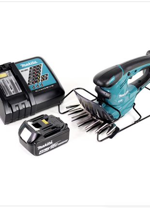 Makita DUM 168 RM1 18V Li-ion Akku Grasschere + 1x BL1840 B 4,0 Ah Akku + 1x DC18RC Ladegerät - Toolbrothers