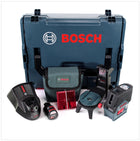 Bosch GCL2-50C G03 Akku Kombi Punkt- und Kreuzlinienlaser 12V Rot in L-Boxx + 1x 2,0 Ah Akku + Ladegerät ( 0601066G03 ) - Toolbrothers