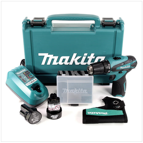 Makita DF 330 DWE 10,8 V Akku Bohrschrauber mit 2 x 1,3 Ah Akku + Ladegerät im Werkzeugkoffer - Toolbrothers