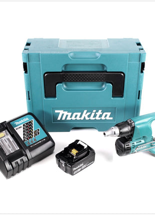 Makita DFS 450 RT1J 18 V Akku Schnellbauschrauber Trockenbauschrauber im Makpac + 1x BL 1850 B 5,0 Ah Akku + 1x DC 18 RC Schnellladegerät - Toolbrothers