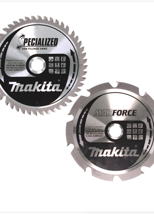 Makita B-49345 - 2 Stück Kreissägeblätter 165 mm B09298 und B08159 - Toolbrothers