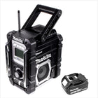 Makita DMR106B 7,2 - 18 V Akku Baustellen Radio mit 1x BL 1850 B 5,0 Ah Akku - Toolbrothers