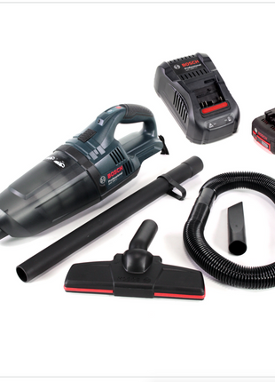 Bosch GAS 18 V Li-Ion Akku Staubsauger Hand Sauger + 1x GBA 18 V 6,0 Ah Einschub Akku  + 1x GAL 1880 CV Schnellladegerät 14,4V - 18V - Toolbrothers