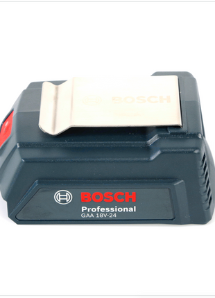 Bosch USB Power Set 18 V mit GAA Professional USB Adapter für 14,4 V / 18 V Akkus + 1x GBA 18V 2,0 Ah Li-Ion Einschub Akku - Toolbrothers