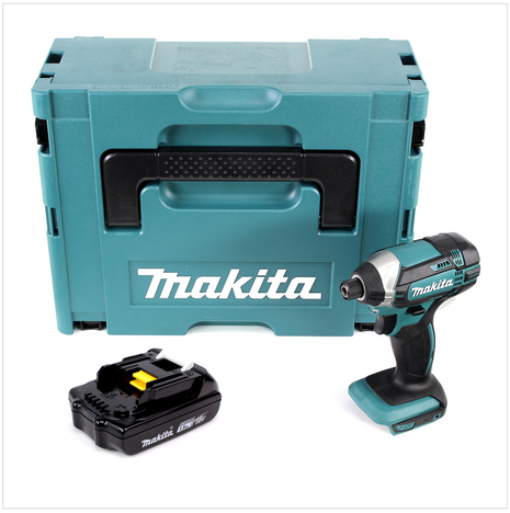 Makita DTD 152 Y1J 18 V Li-Ion Akku Schlagschrauber im Makpac + 1x BL 1815 N 1,5 Ah Li-Ion Akku - ohne Ladegerät - Toolbrothers