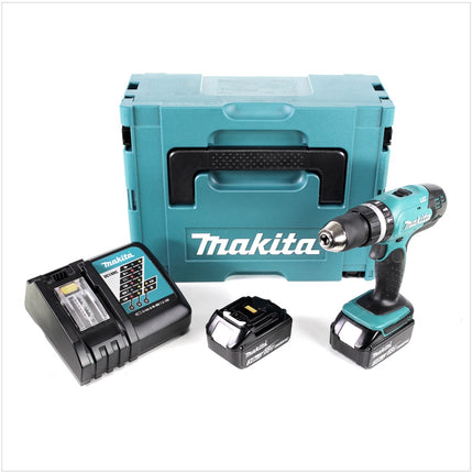 Makita DHP 453 RFJ Akku Schlagbohrschrauber 18V 42Nm + 2x Akku 3,0Ah + Ladegerät + Makpac - Toolbrothers