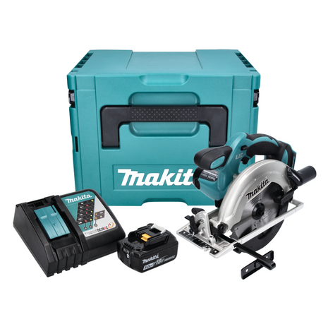 Makita DSS 611 RT1J Akku Handkreissäge 18 V 165 mm + 1x Akku 5,0 Ah + Ladegerät + Makpac - Toolbrothers