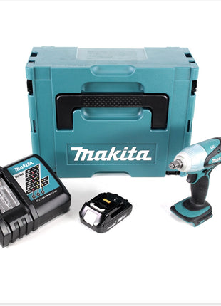 Makita DTW 251 RA1J Akku Schlagschrauber 18 V 230 Nm 1/2" + 1x Akku 2,0 Ah + Ladegerät + Makpac - Toolbrothers